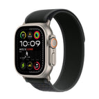 For Apple Watch 42mm / 41mm / 40mm / 38mm / Black + Natural Titanium Finish
