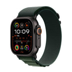 For Apple Watch 42mm / 41mm / 40mm / 38mm / Dark Green Black Buckle