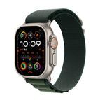 For Apple Watch 42mm / 41mm / 40mm / 38mm / Dark Green Silver Buckle
