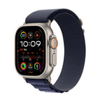 For Apple Watch 42mm / 41mm / 40mm / 38mm / Navy Silver Buckle