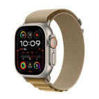 For Apple Watch 42mm / 41mm / 40mm / 38mm / Tan Silver Buckle