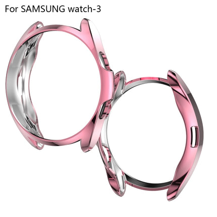 Electroplating Hollow Half-pack TPU Protective Case, For Samsung Galaxy Watch 3 41mm, For Samsung Galaxy Watch 3 45mm - DealBuddy