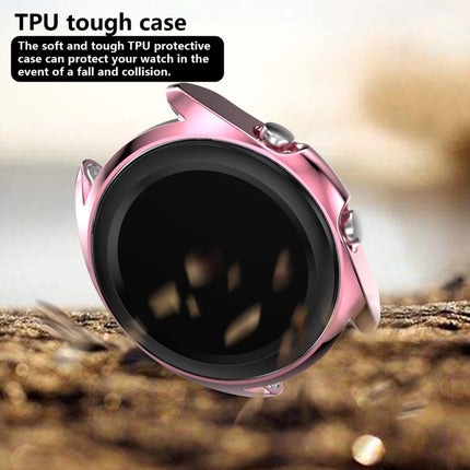Electroplating Hollow Half-pack TPU Protective Case, For Samsung Galaxy Watch 3 41mm, For Samsung Galaxy Watch 3 45mm - DealBuddy