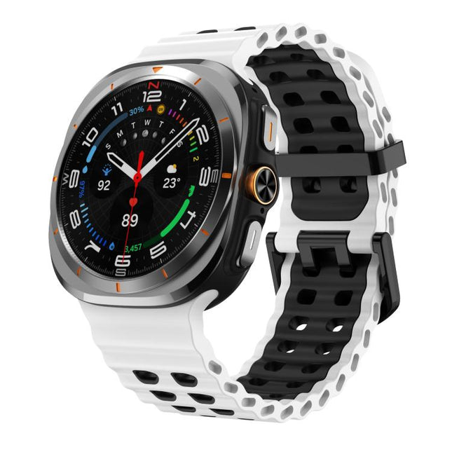 Kalebol Ocean Two-tone Silicone Strap, For Samsung Galaxy Watch Ultra 47mm / Ultra 2025 - DealBuddy