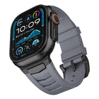 Stainless Steel Buckle Fluororubber Watch Band