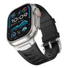 Stainless Steel Buckle Fluororubber Watch Band