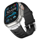 For Apple Watch Ultra / Ultra 2 49mm / Black Silver