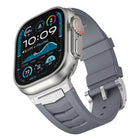 Stainless Steel Buckle Fluororubber Watch Band