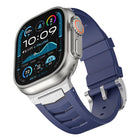 Stainless Steel Buckle Fluororubber Watch Band