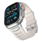 Stainless Steel Buckle Fluororubber Watch Band