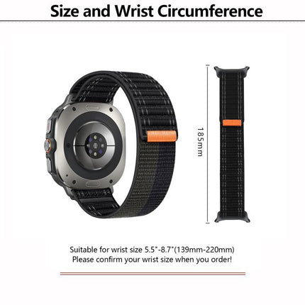 Kalebol Hook and Loop Fastener Nylon Strap, For Samsung Galaxy Watch Ultra 47mm / Ultra 2025 - DealBuddy