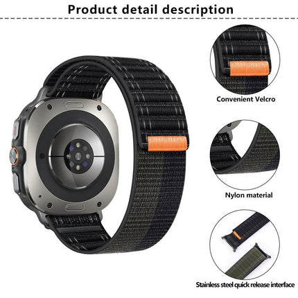 Kalebol Hook and Loop Fastener Nylon Strap, For Samsung Galaxy Watch Ultra 47mm / Ultra 2025 - DealBuddy