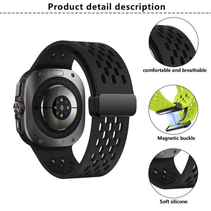 Kalebol Mesh Magnetic Silicone Watch Strap, For Samsung Galaxy Watch Ultra 47mm / Ultra 2025 - DealBuddy