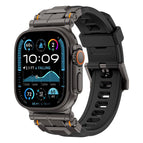 For Apple Watch 46mm / 49mm / 45mm / 44mm / Black+Black