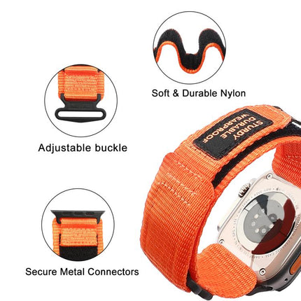 Kalebol Simple Two Section Nylon Strap, For Apple Watch 46mm / 49mm / 45mm / 44mm, For Apple Watch 42mm / 41mm / 40mm / 38mm - DealBuddy