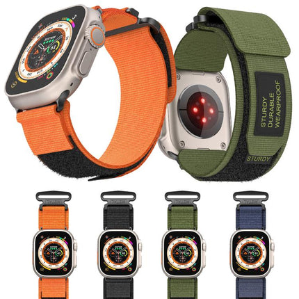 Kalebol Simple Two Section Nylon Strap, For Apple Watch 46mm / 49mm / 45mm / 44mm, For Apple Watch 42mm / 41mm / 40mm / 38mm - DealBuddy