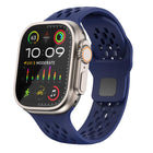 Kalebol Mesh Reverse Buckle Silicone Strap, For Apple Watch 46mm / 49mm / 45mm / 44mm, For Apple Watch 42mm / 41mm / 40mm / 38mm - DealBuddy