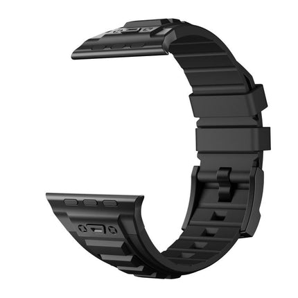 Kalebol High Stretch Silicone Armor Watch Band, For Apple Watch 46mm / 49mm / 45mm / 44mm - DealBuddy