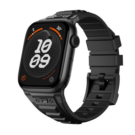 Kalebol High Stretch Silicone Armor Watch Band, For Apple Watch 46mm / 49mm / 45mm / 44mm - DealBuddy