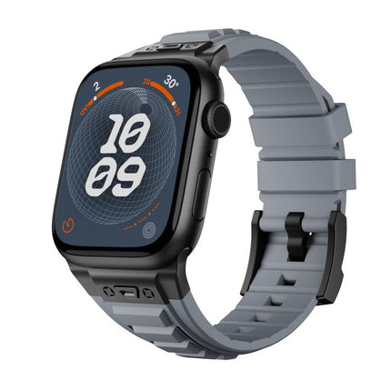 Kalebol High Stretch Silicone Armor Watch Band, For Apple Watch 46mm / 49mm / 45mm / 44mm - DealBuddy