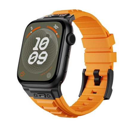 Kalebol High Stretch Silicone Armor Watch Band, For Apple Watch 46mm / 49mm / 45mm / 44mm - DealBuddy
