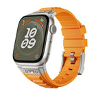Kalebol High Stretch Silicone Armor Watch Band, For Apple Watch 46mm / 49mm / 45mm / 44mm - DealBuddy