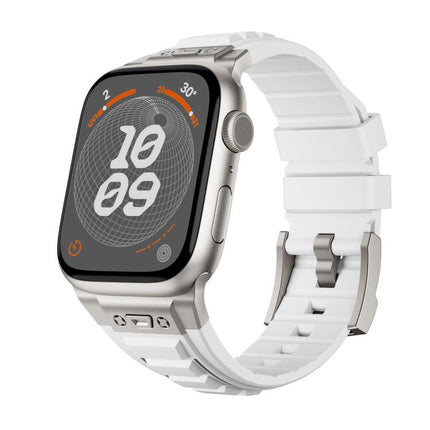 Kalebol High Stretch Silicone Armor Watch Band, For Apple Watch 46mm / 49mm / 45mm / 44mm - DealBuddy
