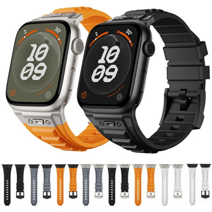 Kalebol High Stretch Silicone Armor Watch Band, For Apple Watch 46mm / 49mm / 45mm / 44mm - DealBuddy