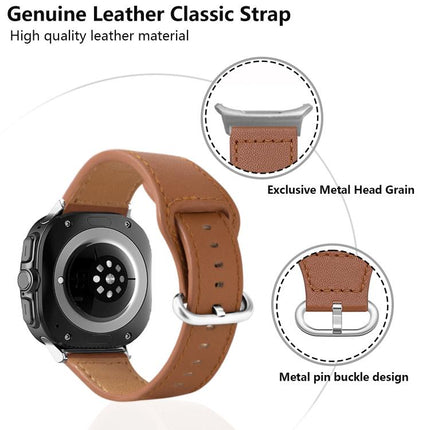 Kalebol Genuine Leather Watch Band, For Samsung Galaxy Watch Ultra 47mm / Ultra 2025 - DealBuddy