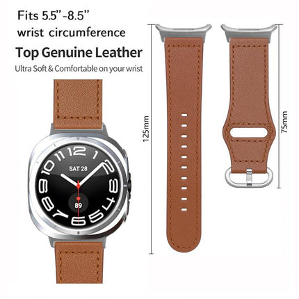 Kalebol Genuine Leather Watch Band, For Samsung Galaxy Watch Ultra 47mm / Ultra 2025 - DealBuddy