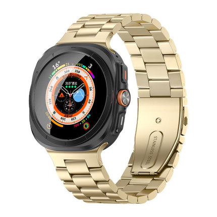 Kalebol Three-bead Steel Watch Band, For Samsung Galaxy Watch Ultra 47mm / Ultra 2025 - DealBuddy
