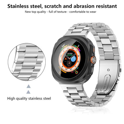 Kalebol Three-bead Steel Watch Band, For Samsung Galaxy Watch Ultra 47mm / Ultra 2025 - DealBuddy