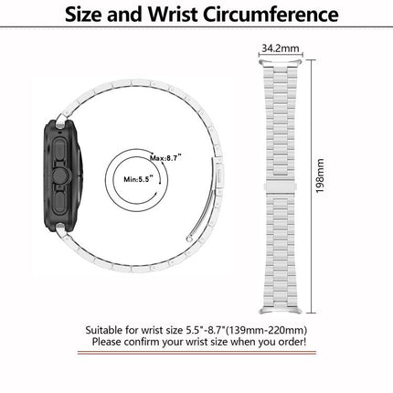 Kalebol Three-bead Steel Watch Band, For Samsung Galaxy Watch Ultra 47mm / Ultra 2025 - DealBuddy