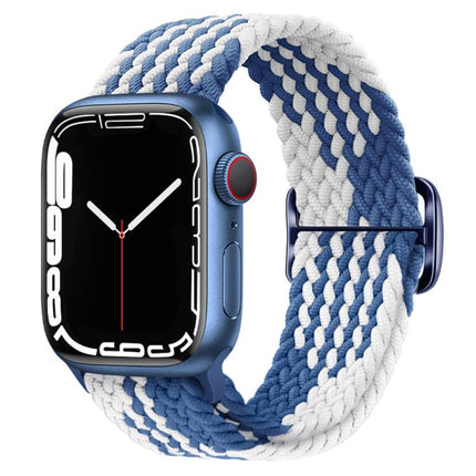 Kalebol Eight Buckle Nylon Braided Watch Band, For Apple Watch 46mm / 49mm / 45mm / 44mm, For Apple Watch 42mm / 41mm / 40mm / 38mm - DealBuddy