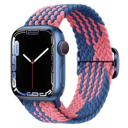 Kalebol Eight Buckle Nylon Braided Watch Band, For Apple Watch 46mm / 49mm / 45mm / 44mm, For Apple Watch 42mm / 41mm / 40mm / 38mm - DealBuddy