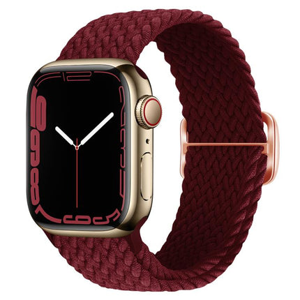 Kalebol Eight Buckle Nylon Braided Watch Band, For Apple Watch 46mm / 49mm / 45mm / 44mm, For Apple Watch 42mm / 41mm / 40mm / 38mm - DealBuddy