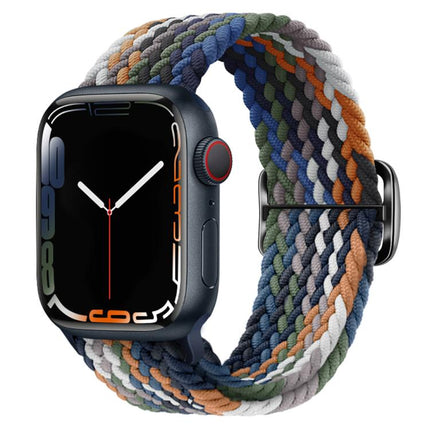Kalebol Eight Buckle Nylon Braided Watch Band, For Apple Watch 46mm / 49mm / 45mm / 44mm, For Apple Watch 42mm / 41mm / 40mm / 38mm - DealBuddy