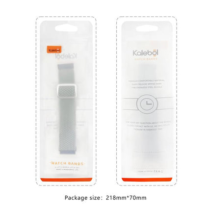 Kalebol Eight Buckle Nylon Braided Watch Band