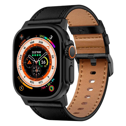 Kalebol Genuine Leather Watch Band, For Apple Watch 46mm / 49mm / 45mm / 44mm - DealBuddy
