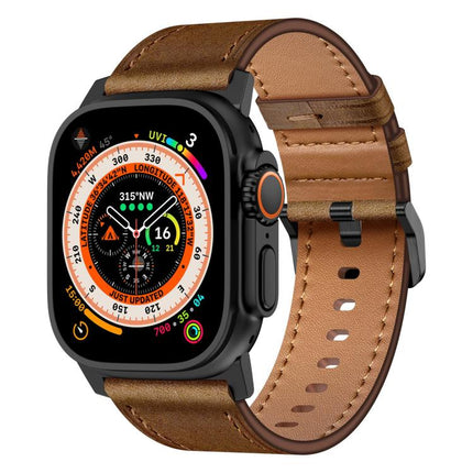 Kalebol Genuine Leather Watch Band, For Apple Watch 46mm / 49mm / 45mm / 44mm - DealBuddy