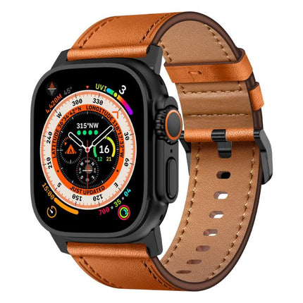 Kalebol Genuine Leather Watch Band, For Apple Watch 46mm / 49mm / 45mm / 44mm - DealBuddy