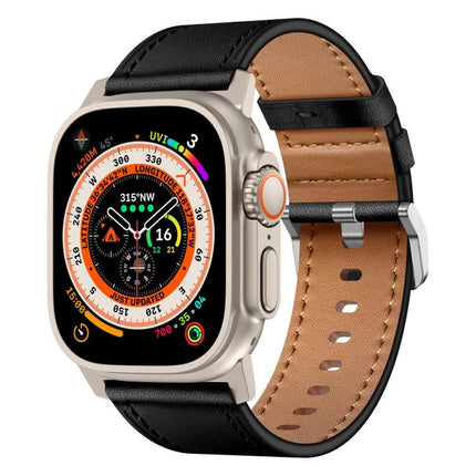 Kalebol Genuine Leather Watch Band, For Apple Watch 46mm / 49mm / 45mm / 44mm - DealBuddy