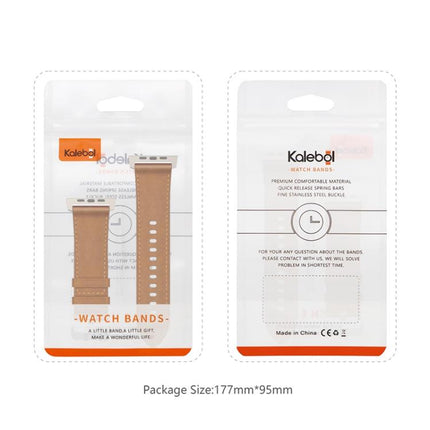 Kalebol Genuine Leather Watch Band, For Apple Watch 46mm / 49mm / 45mm / 44mm - DealBuddy