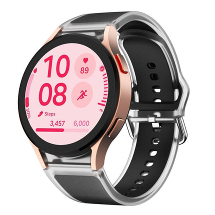 Kalebol Glacier Transparent Silicone Watch Band, For Samsung Galaxy Watch 7  / 6 / 5 / 4 - DealBuddy