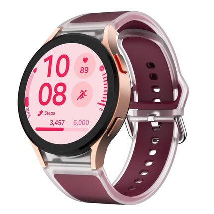 Kalebol Glacier Transparent Silicone Watch Band, For Samsung Galaxy Watch 7  / 6 / 5 / 4 - DealBuddy