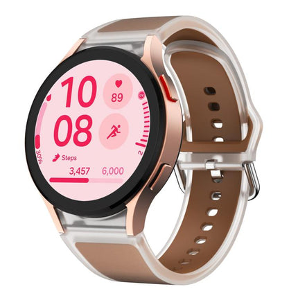 Kalebol Glacier Transparent Silicone Watch Band, For Samsung Galaxy Watch 7  / 6 / 5 / 4 - DealBuddy