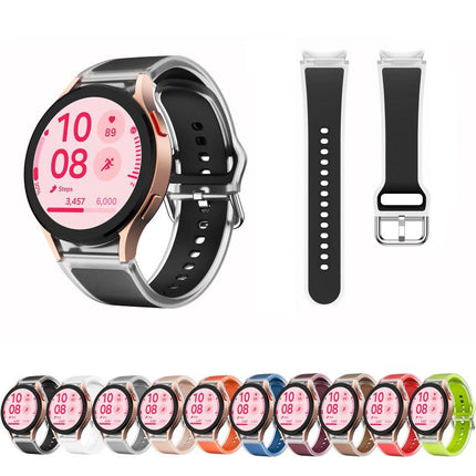 Kalebol Glacier Transparent Silicone Watch Band, For Samsung Galaxy Watch 7  / 6 / 5 / 4 - DealBuddy