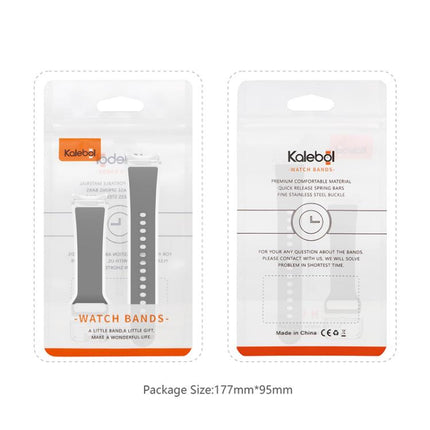 Kalebol Glacier Transparent Silicone Watch Band, For Samsung Galaxy Watch 7  / 6 / 5 / 4 - DealBuddy