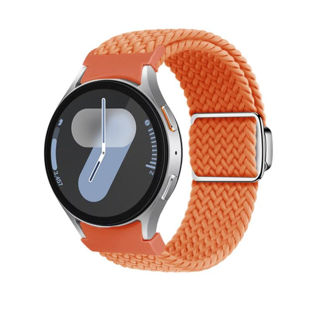 Kalebol Button Braided Loop Magnetic Buckle Watch Band