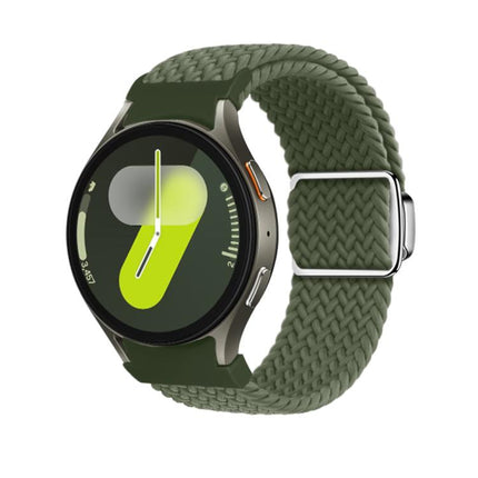 Kalebol Button Braided Loop Magnetic Buckle Watch Band, For Samsung Galaxy Watch 5 Pro / 6 / 7 - DealBuddy